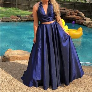 Beautiful 2 Piece prom or pageant or show dress